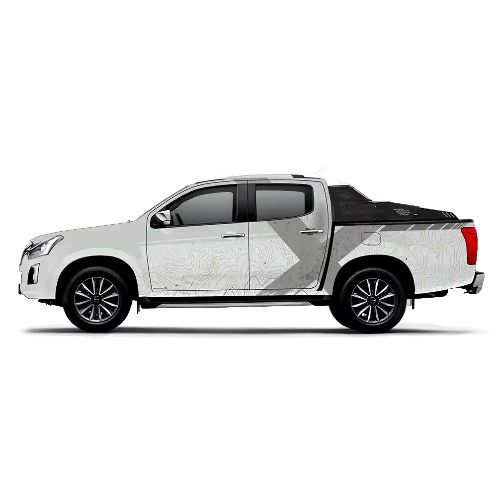 VentureX Edition Graphics for Isuzu V Cross Red