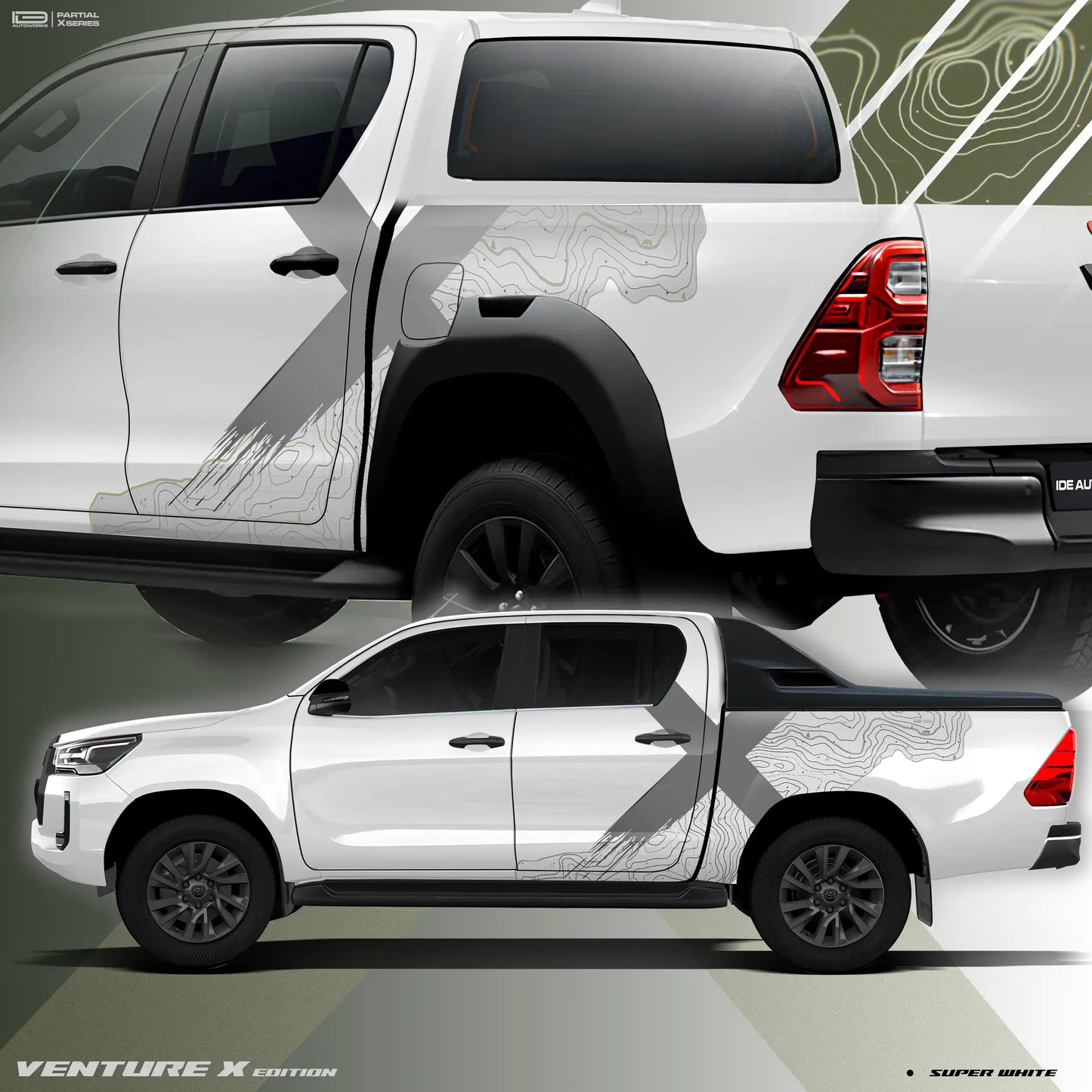 VentureX Edition Graphics for Toyota Hilux IDE Graphics Series