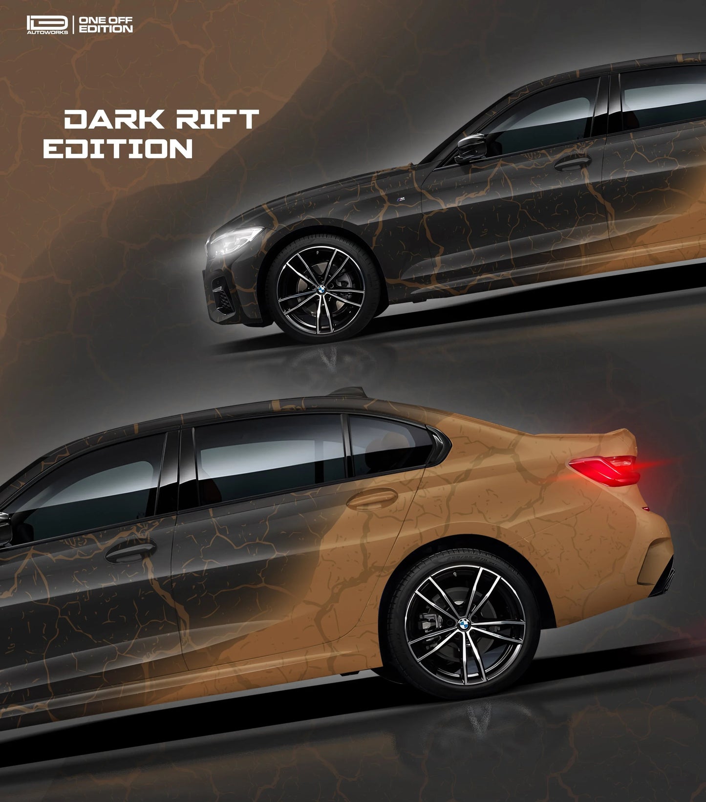 Dark Drift Edition Graphics for BMW 3 Series black