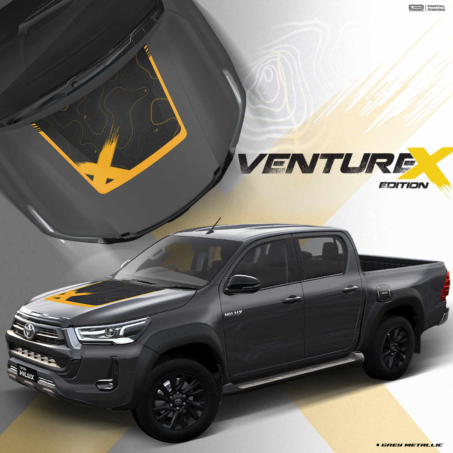 VentureX Edition Graphics for Toyota Hilux IDE Graphics Series
