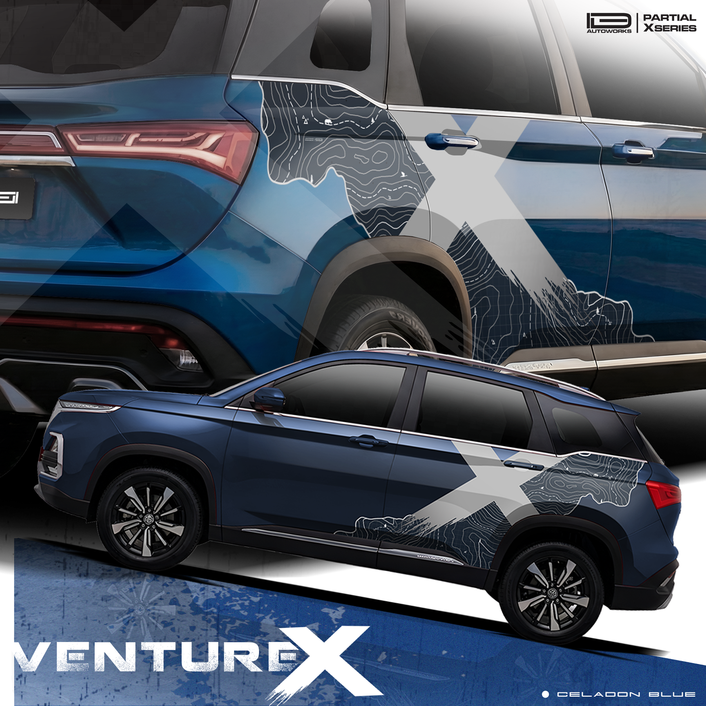 VentureX Edition Graphics for MG Hector black