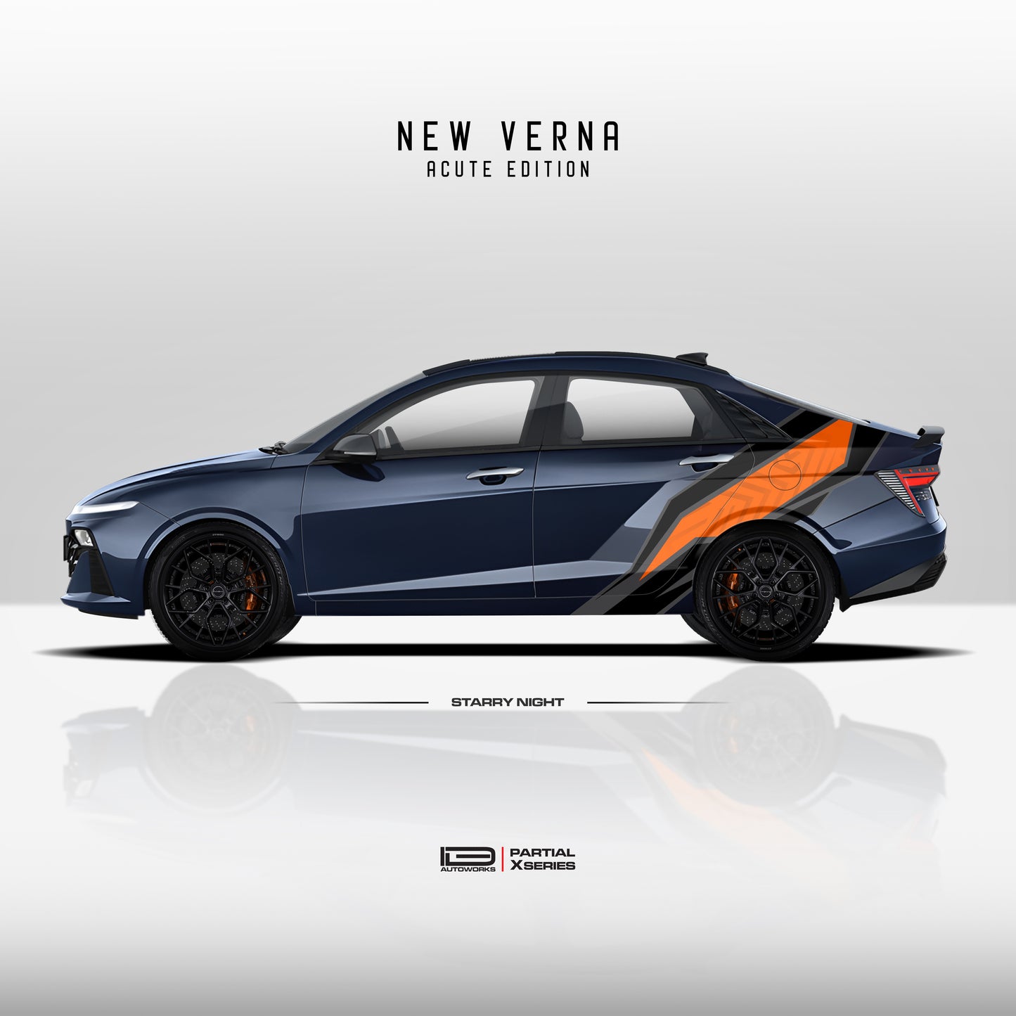 IDE PARTIAL X SERIES - Acute Edition for Hyundai New Verna ( Starry Night)