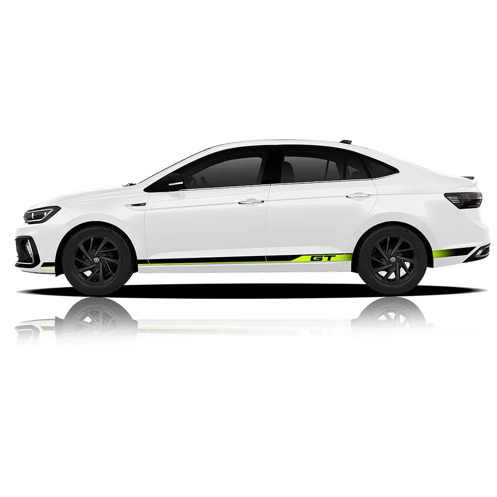 GT Edition Graphics for VW Virtus white