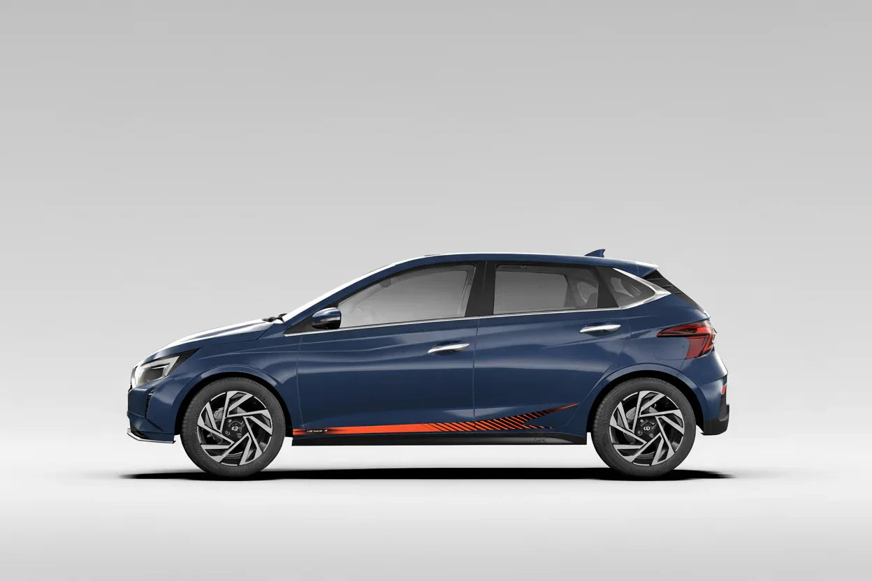 Street X Series Graphics for Hyundai i20 blue