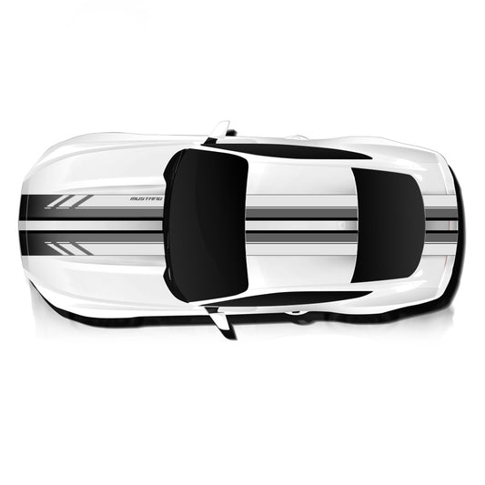 IDE PREMIUM GRAPHICS SERIES - GT Edition Top for Ford Mustang (Oxford White)