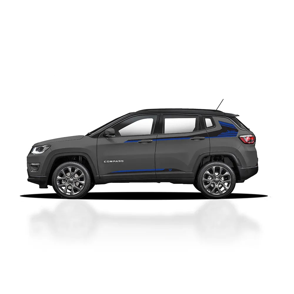Sports Edition Side Graphics for Jeep Compass grey