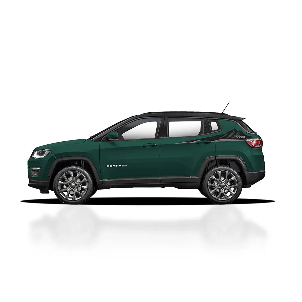 Pinnacle Edition Side Graphics for Jeep Compass Green