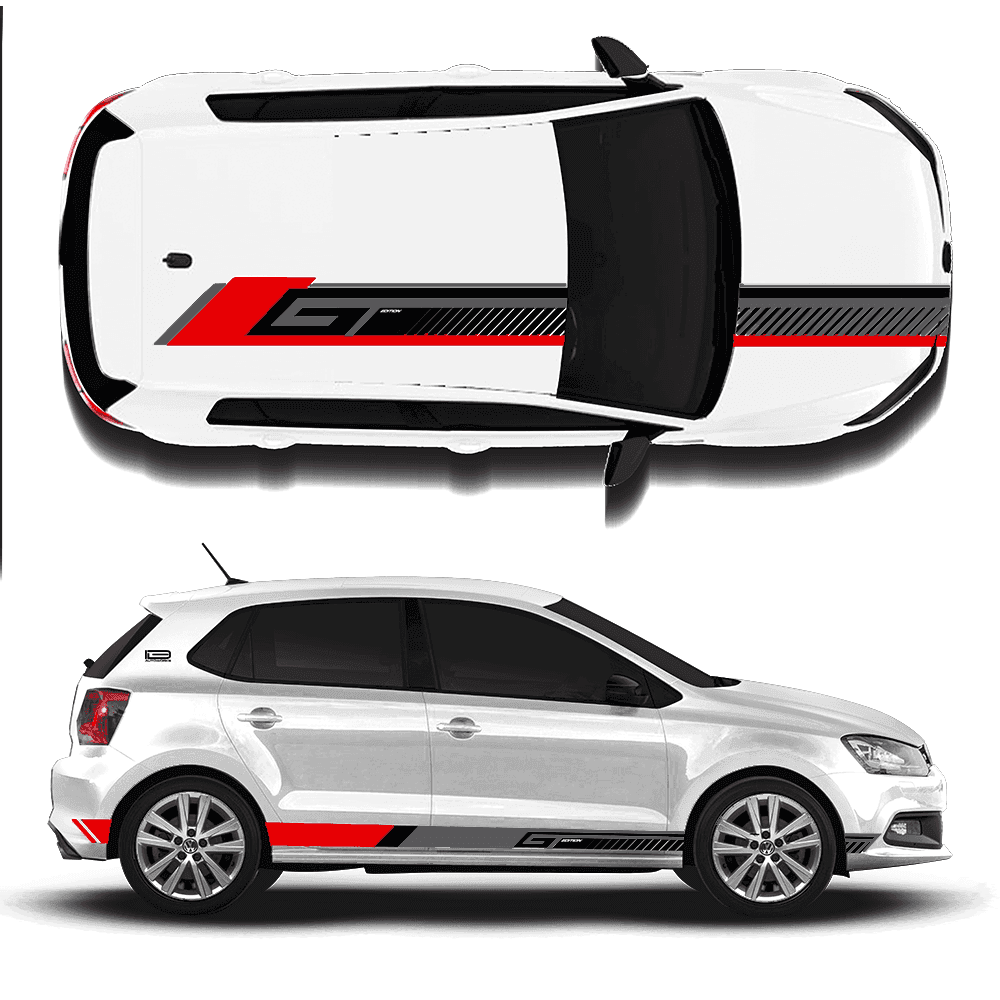 IDE GRAPHICS SERIES GT EDITION VW POLO (Candy White)
