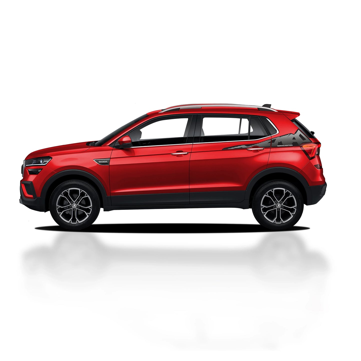 Nomad Edition Graphics for Skoda Kushaq red