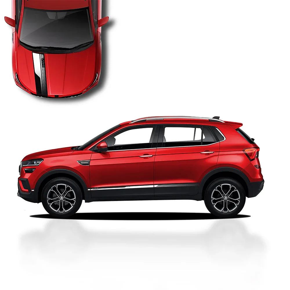 VRS Edition Graphics for Skoda Kushaq red
