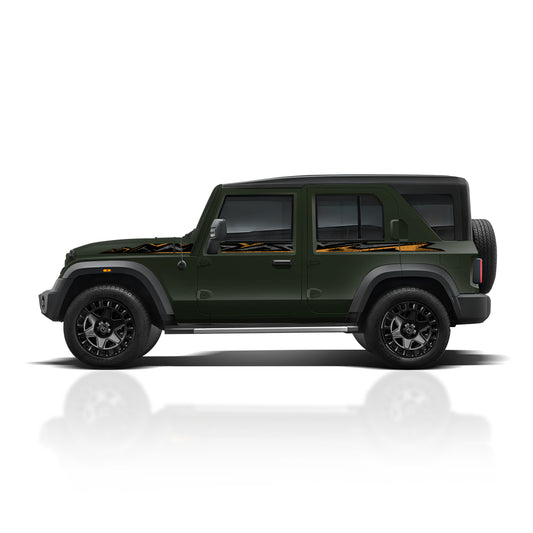 IDE Graphics Series - Trail X Edition Mahindra for Thar Roxx (Deep Forest)