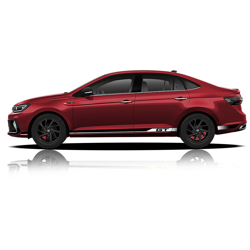 IDE Graphics Series - GT Edition for Volkswagen Virtus (Wild Cherry Red)