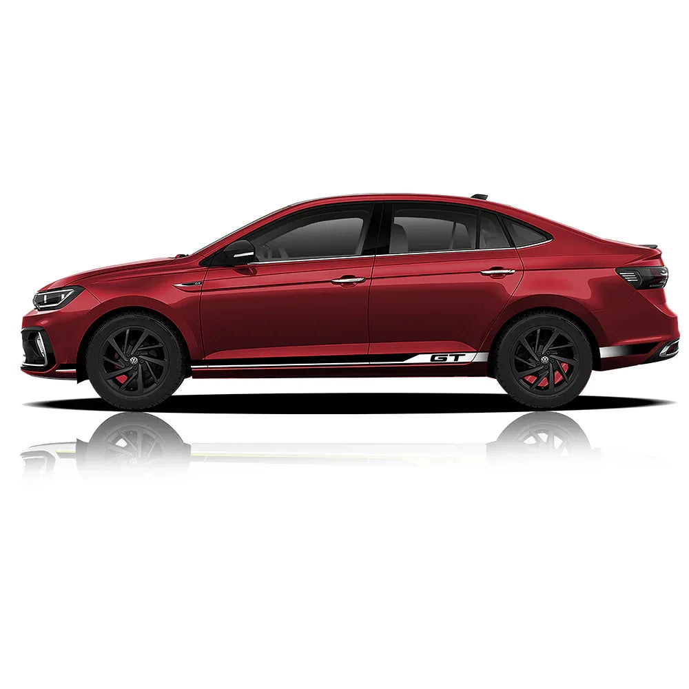 GT Edition Graphics for VW Virtus red