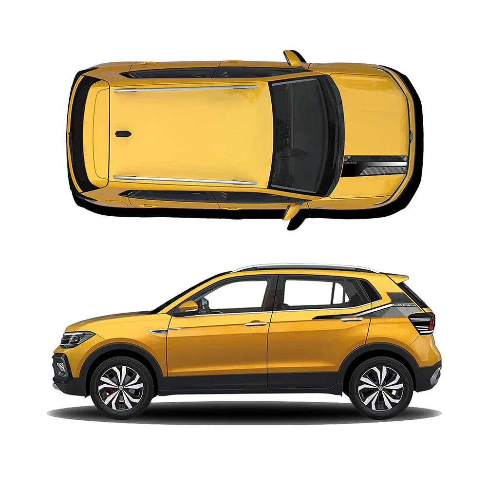 Urban Edition Graphics for VW Taigun yellow