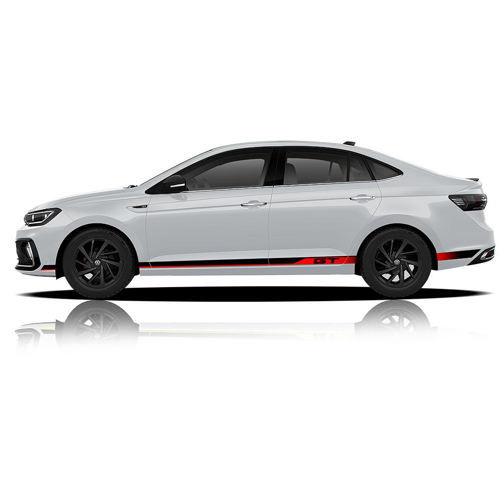 IDE Graphics Series - GT Edition for Volkswagen Virtus (Reflex Silver)