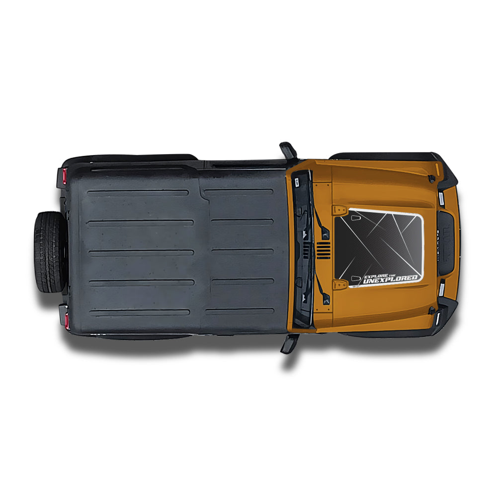 IDE Graphics Series - Urban Edition | Only Bonnet Decal for Mahindra Thar