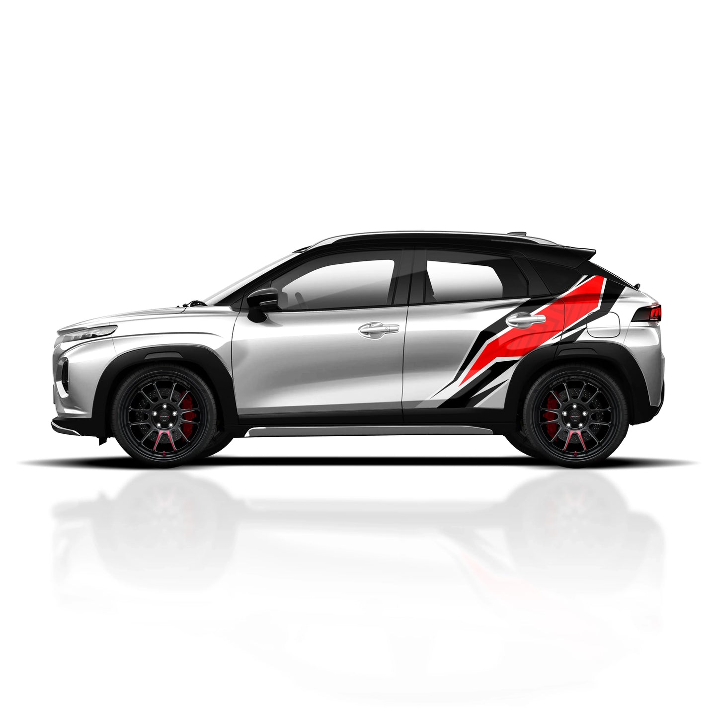 Acute Edition Graphics for Maruti Suzuki Fronx white