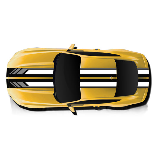 IDE PREMIUM GRAPHICS SERIES - Cascade Edition Top for Ford Mustang (Triple Yellow)