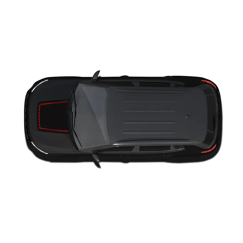 Pinnacle Edition Bonnet Graphics for Jeep Compass black