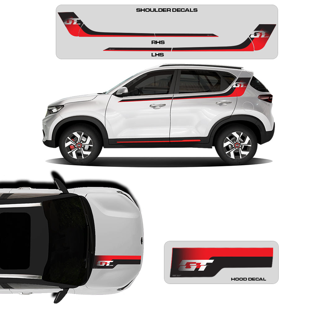 IDE GRAPHICS SERIES / GT EDITION / KIA / SONET (Glacier Pearl White)