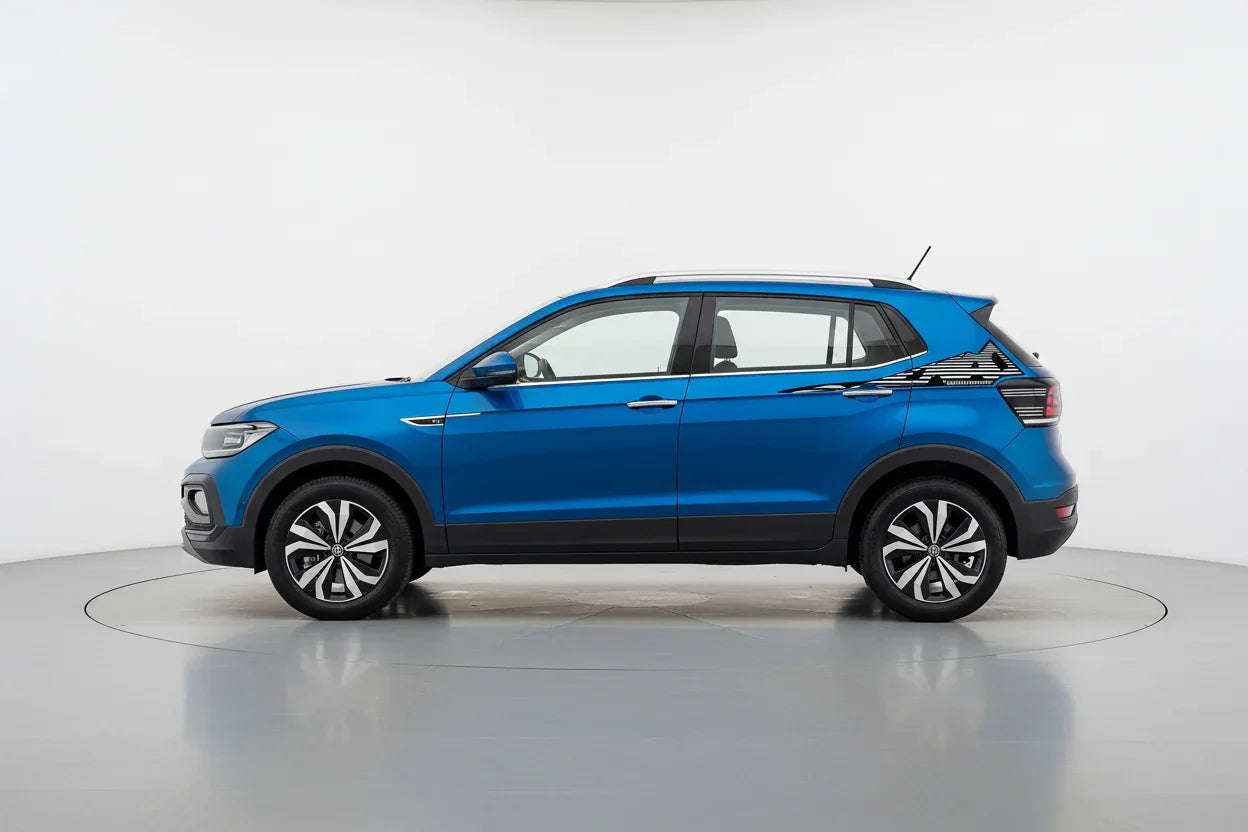 Nomad Edition Graphics for VW Taigun blue