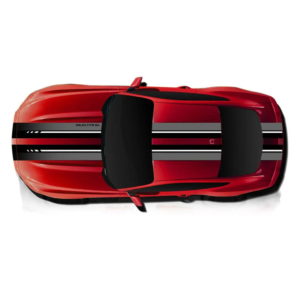 ThunderHorse Edition IDE Graphics for Ford Mustang red