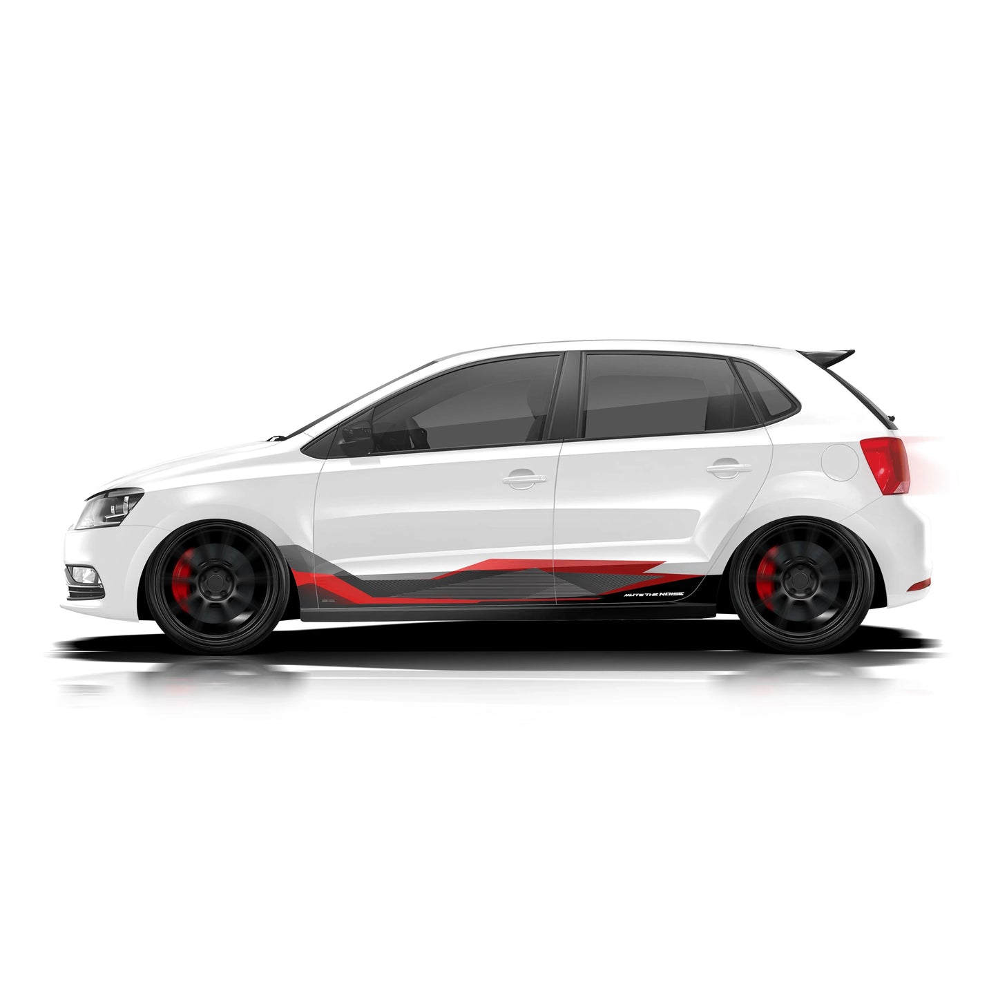Mute The Noise Edition Graphics for VW Polo white