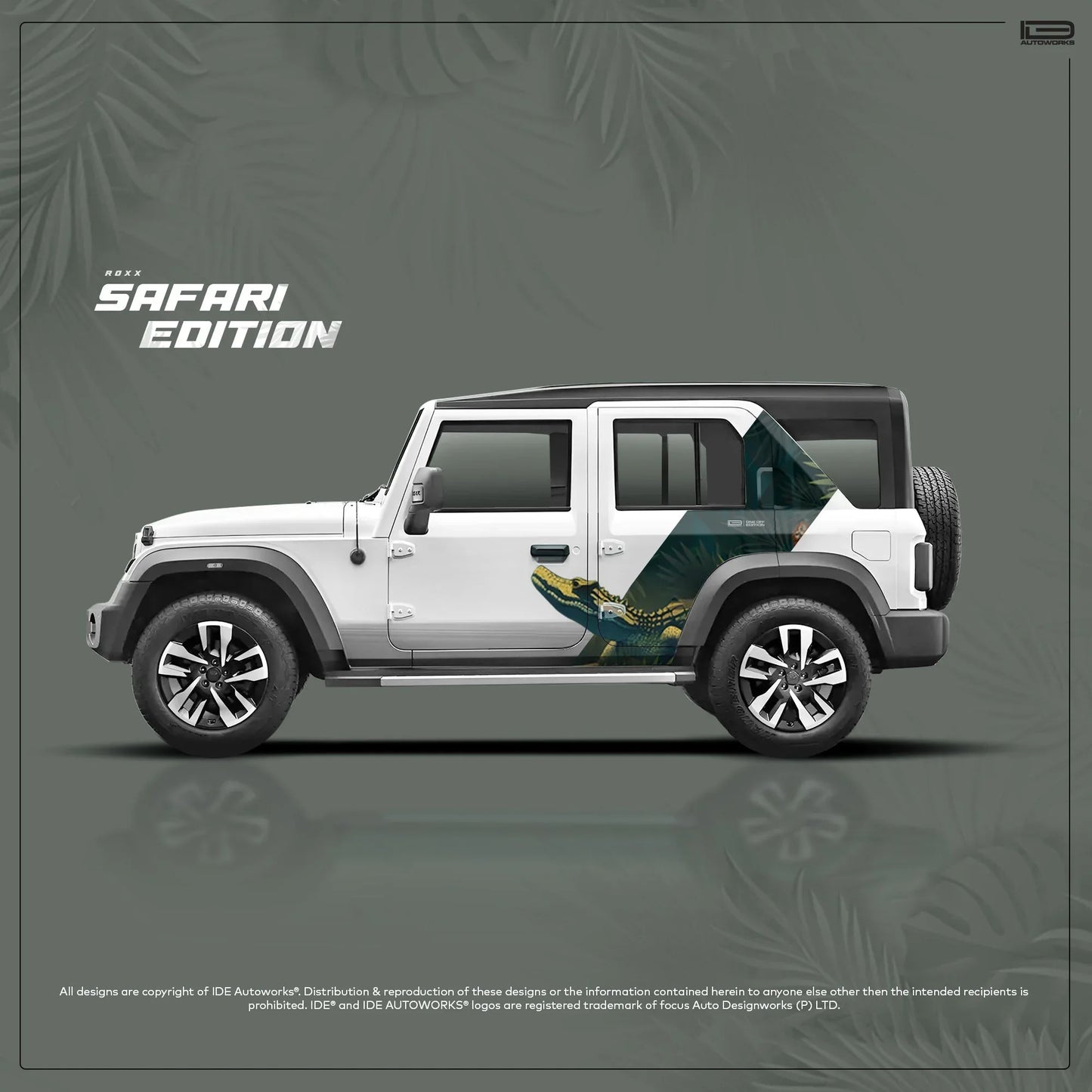 Safari Edition Graphics for Mahindra Thar Roxx