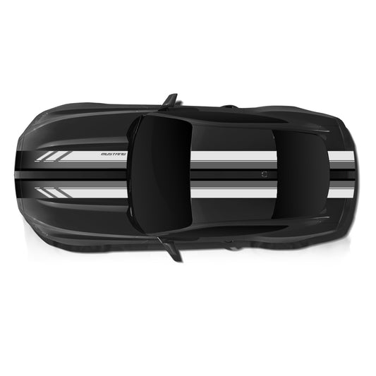 IDE PREMIUM GRAPHICS SERIES - GT Edition Top for Ford Mustang (Shadow Black)