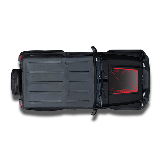 IDE Graphics Series - Urban Edition | Only Bonnet Decal for Mahindra Thar / Napoli Black
