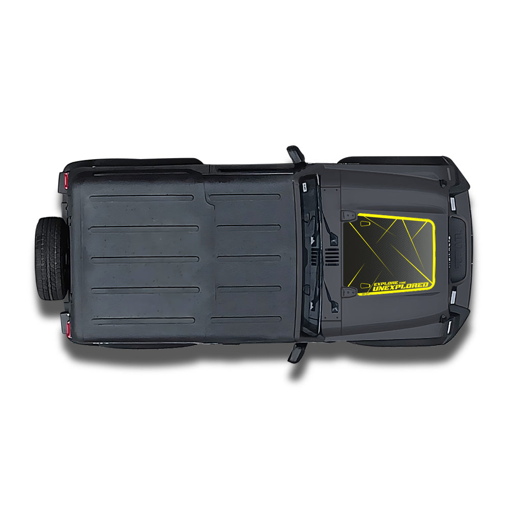 IDE Graphics Series - Urban Edition | Only Bonnet Decal for Mahindra Thar