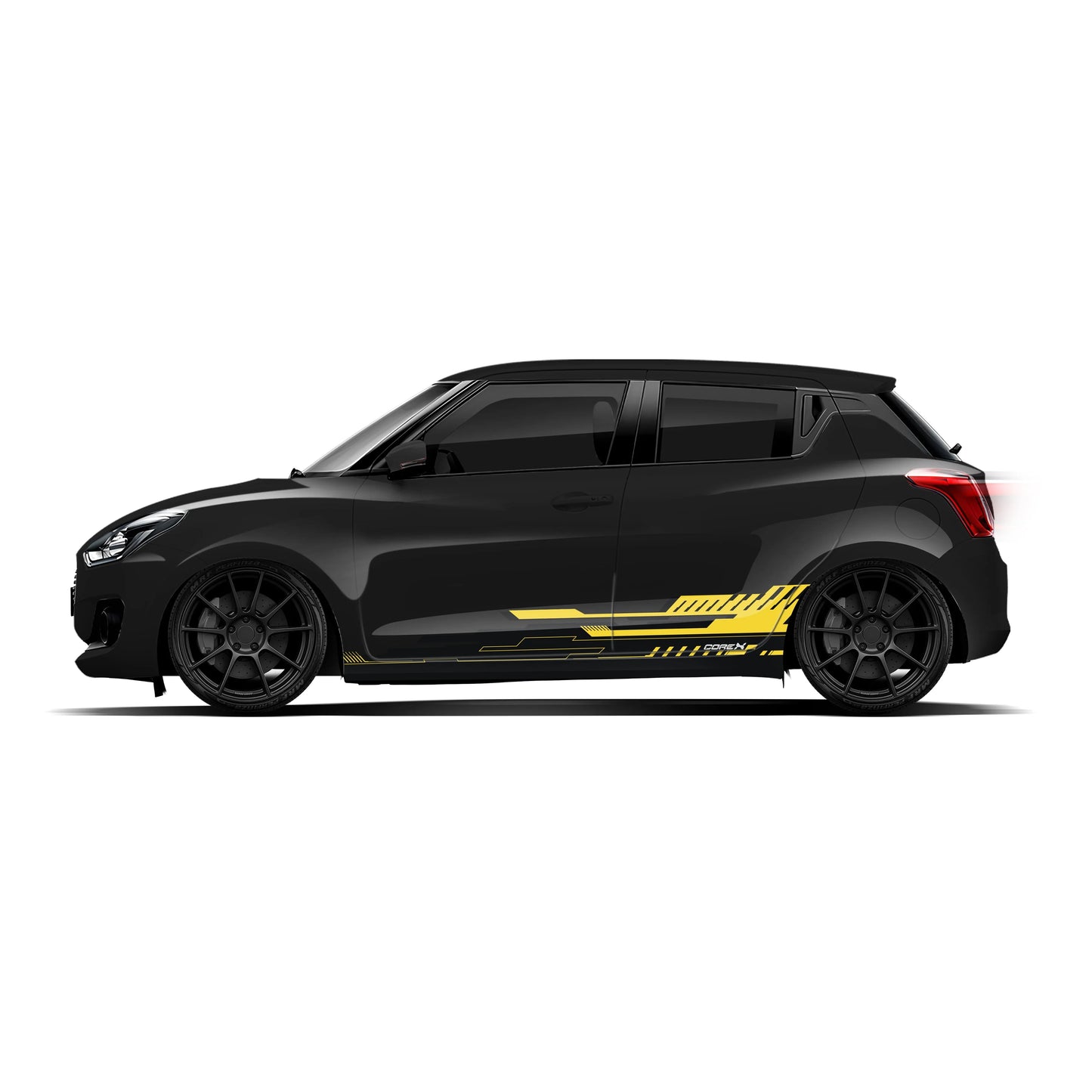CoreX Edition Graphics for Maruti Suzuki Swift black