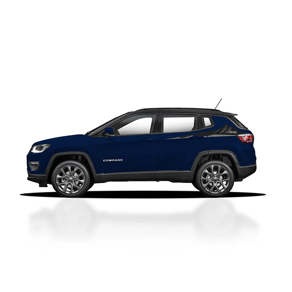 Pinnacle Edition Side Graphics for Jeep Compass blue