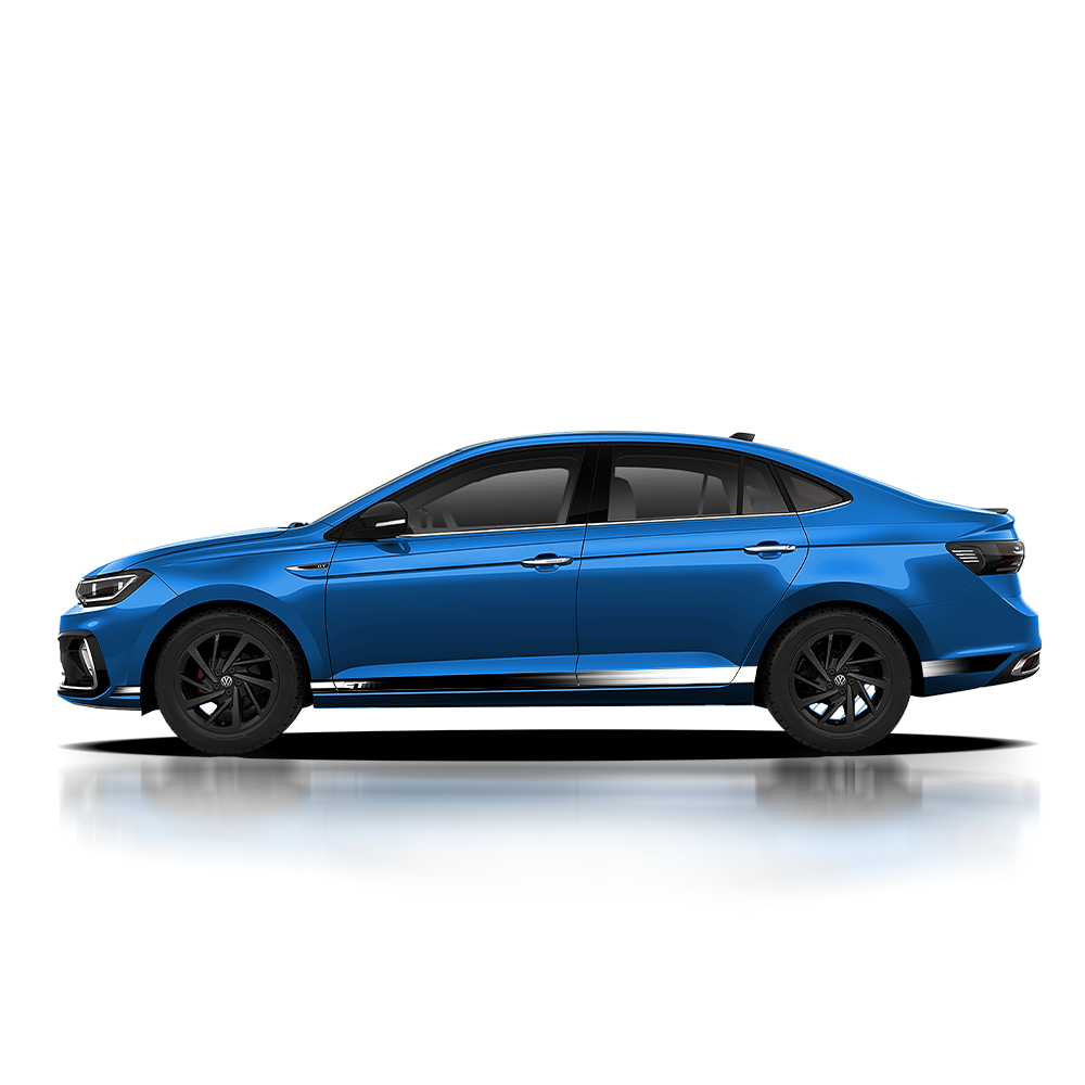 IDE Graphics Series - GT Edition v2.0 for Volkswagen Virtus (Rising Blue Metallic)