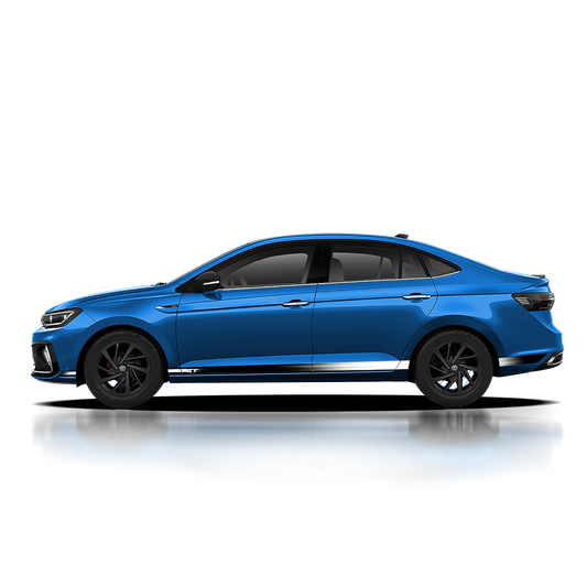 IDE Graphics Series - GT Edition v2.0 for Volkswagen Virtus (Rising Blue Metallic)