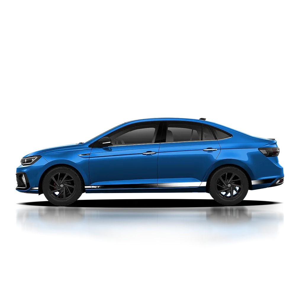 GT Edition 2.0 Graphics for VW Virtus blue