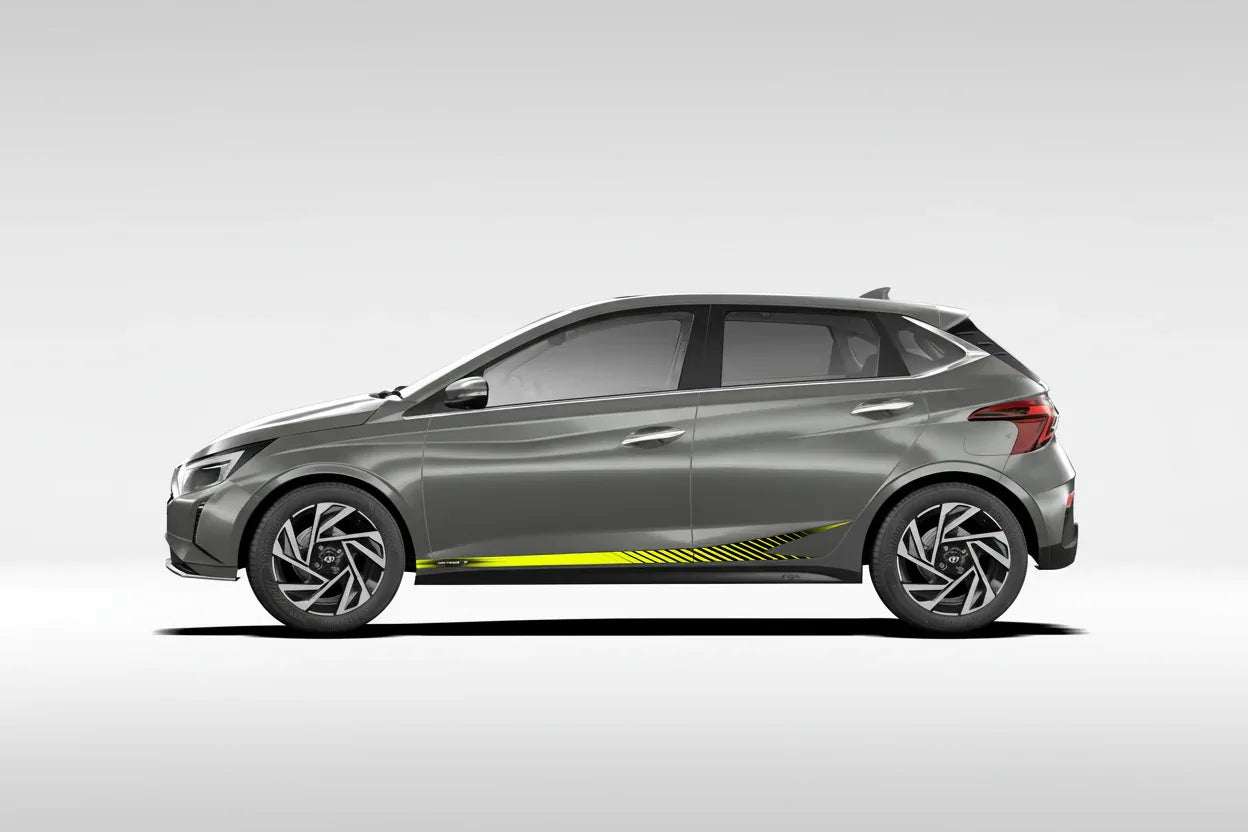 Street X Series Graphics for Hyundai i20 grey