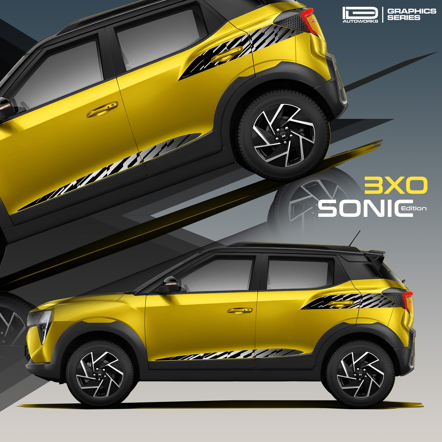 IDE Graphics series- SONIC Edition | Mahindra 3XO
