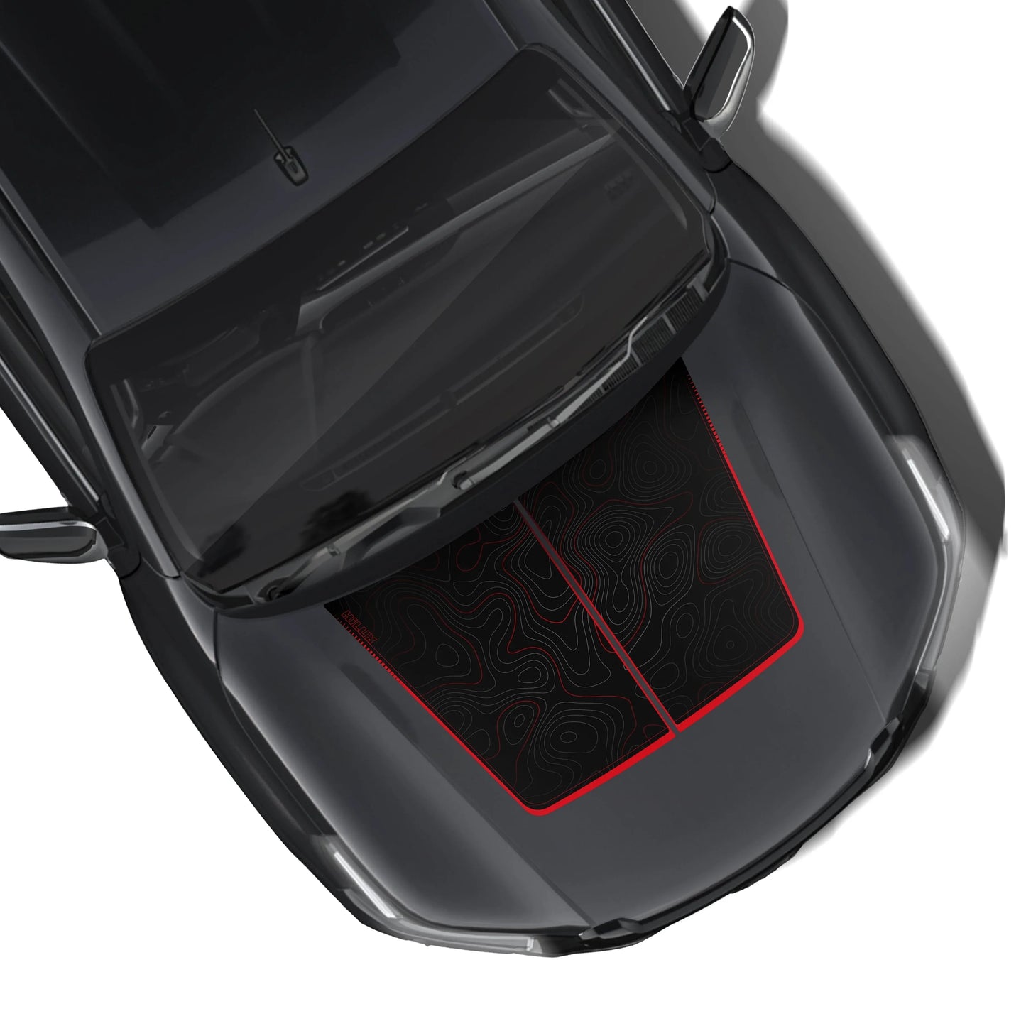 Neo Trail Edition Bonnet Graphics for Toyota Hilux grey