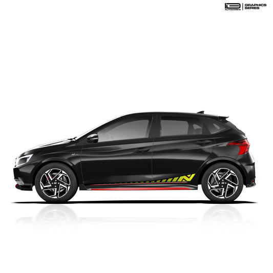 IDE GRAPHICS SERIES - N Series for Hyundai i20 (Abyss Black)