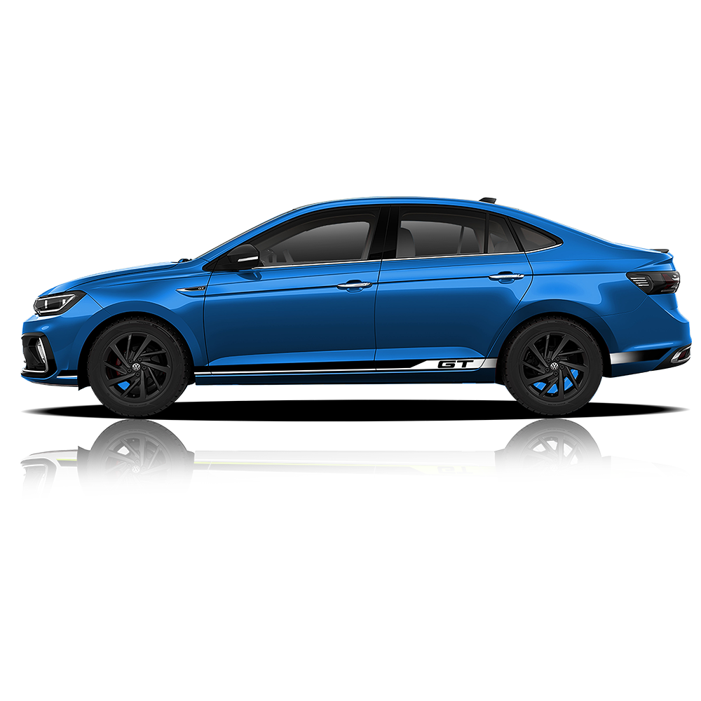 IDE Graphics Series - GT Edition for Volkswagen Virtus (Rising Blue Metallic)