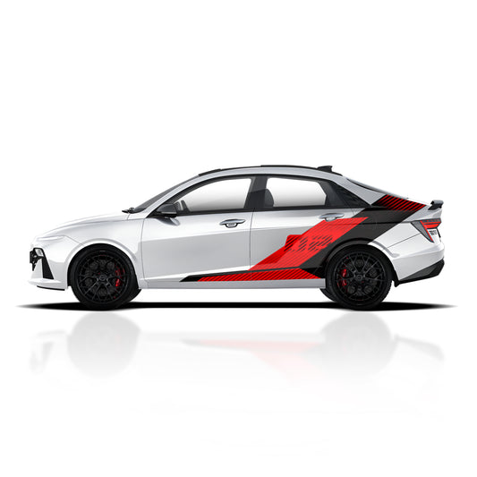 IDE PARTIAL X SERIES - Pace Edition for Hyundai New Verna (Atlas White)