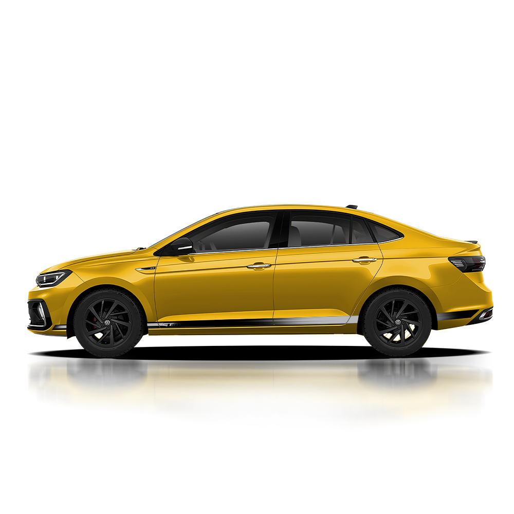 IDE Graphics Series - GT Edition v2.0 for Volkswagen Virtus (Curcuma Yellow)