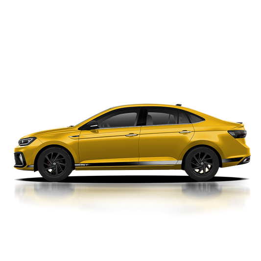 IDE Graphics Series - GT Edition v2.0 for Volkswagen Virtus (Curcuma Yellow)