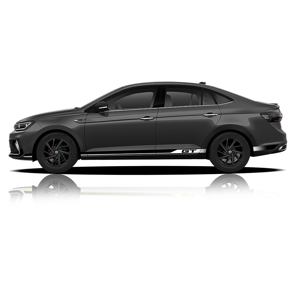 IDE Graphics Series - GT Edition for Volkswagen Virtus (Deep Black Pearl)