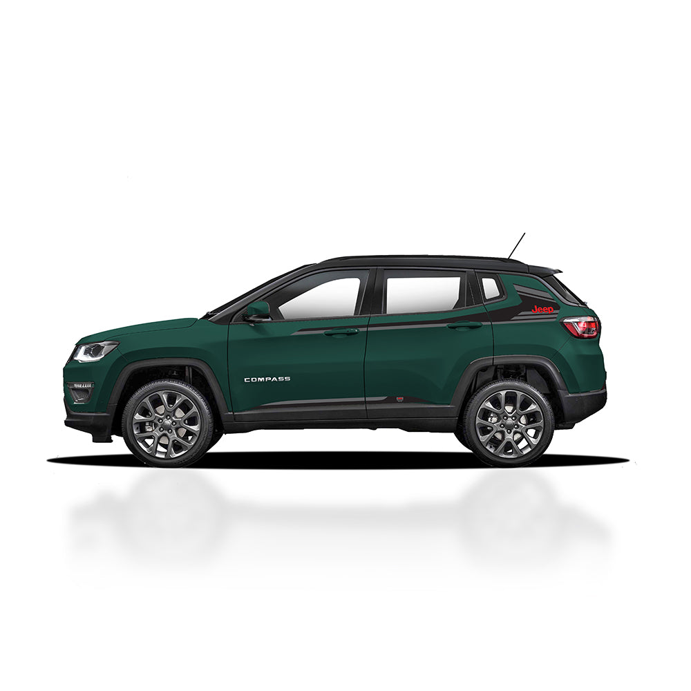 IDE GRAPHICS SERIES - Sports Edition (Only Side Decals) for JEEP Compass / 2017-Present