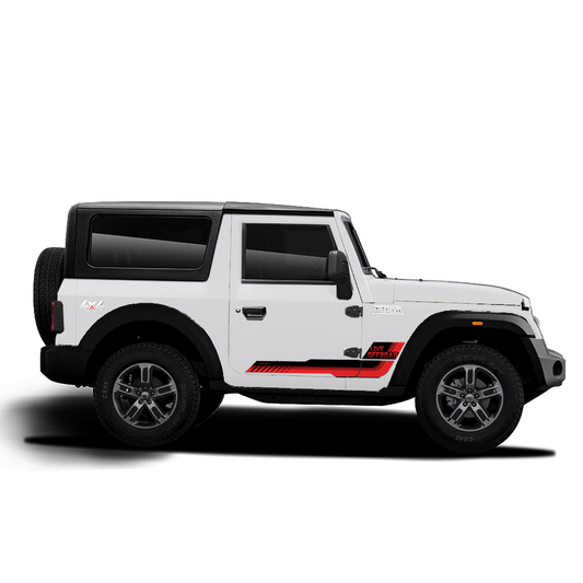 IDE Graphics Series - Classic Edition for Mahindra Thar / Everest White