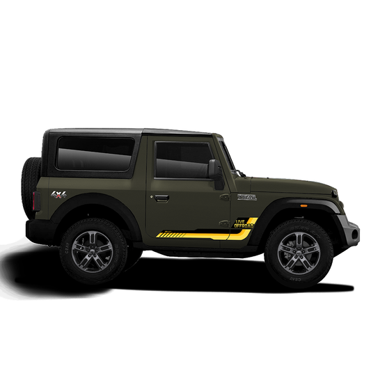IDE Graphics Series - Classic Edition for Mahindra Thar / Rocky Beige