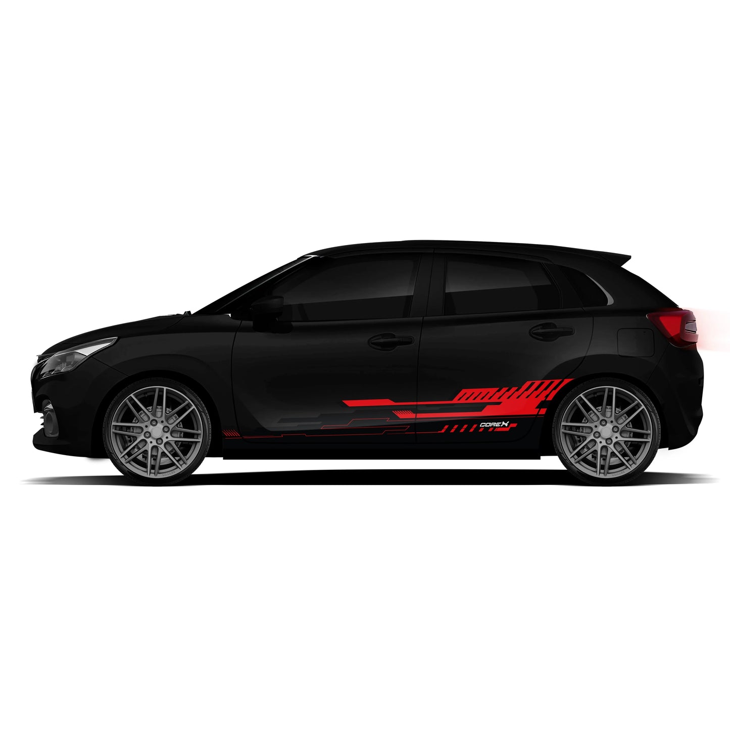 CoreX Edition Graphics for Maruti Suzuki Baleno black