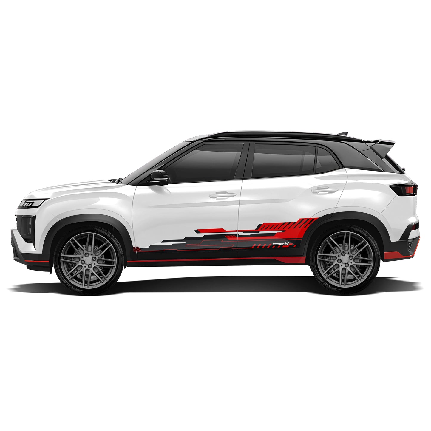 CoreX Edition Graphics for Hyundai Creta white